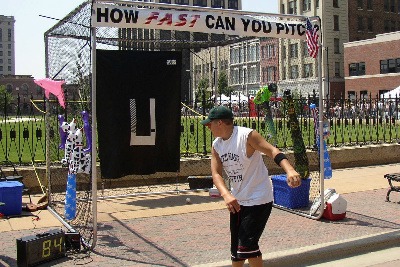 James throwing400 Fundraising